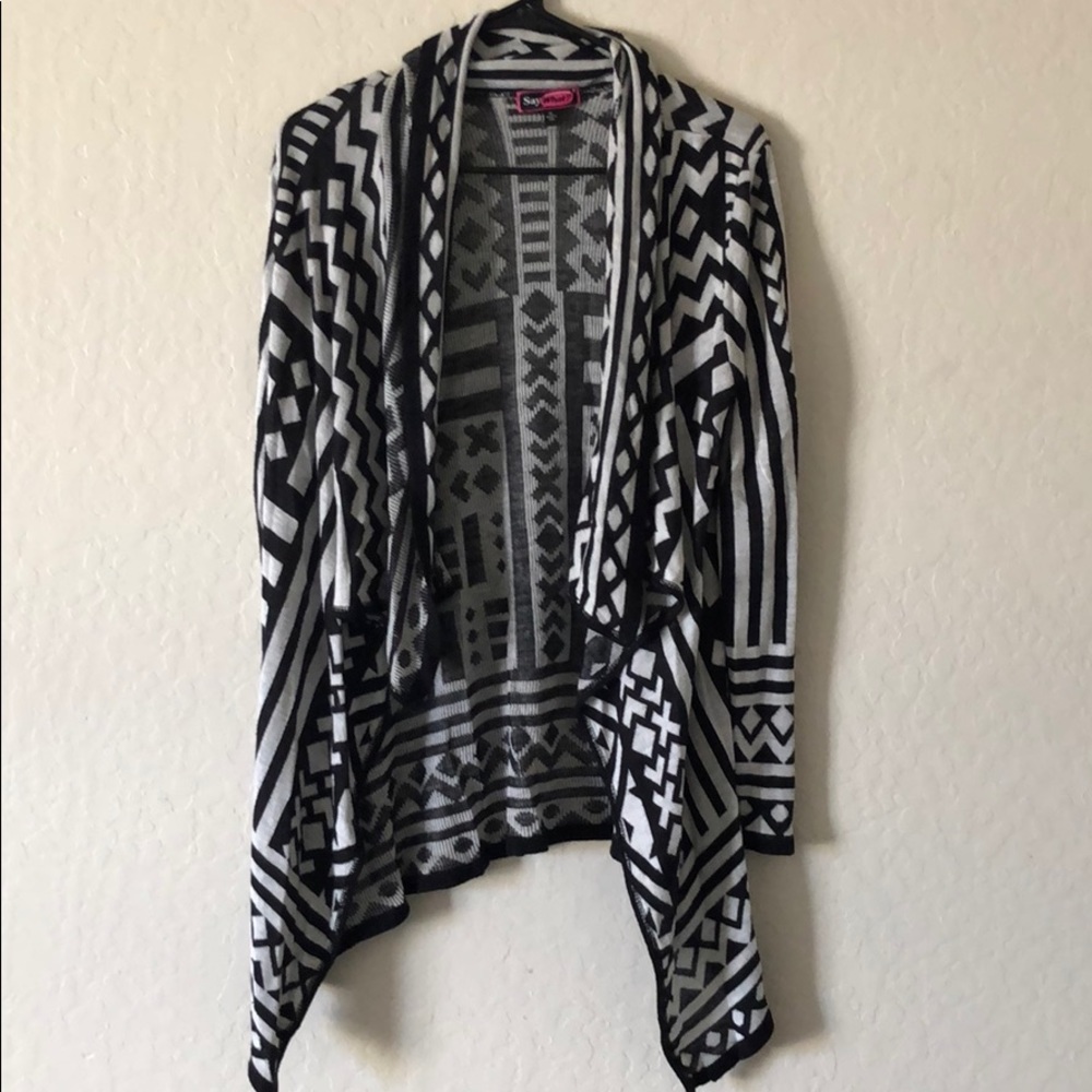 Printed Cardigan